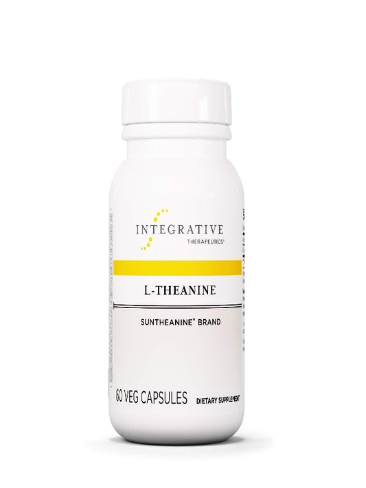 Integrative Therapeutics L-Theanine - L-Theanine to Support a Relaxed State* - Healthy Stress Response* - Vegan & Gluten-Free Amino Acid Supplement - 200 mg, 60 Capsules - Nirvana Guru