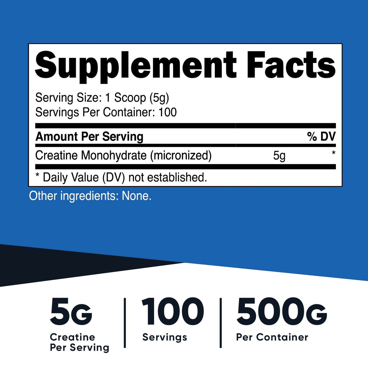 Nutricost Creatine Monohydrate Micronized Powder 500G, 5000mg Per Serv (5g) - 100 Servings, 17.9 Oz Nirvana Guru