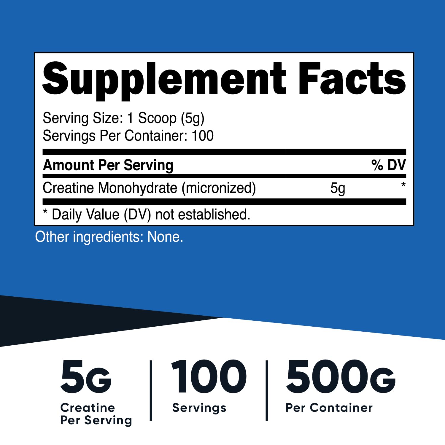 Nutricost Creatine Monohydrate Micronized Powder 500G, 5000mg Per Serv (5g) - 100 Servings, 17.9 Oz Nirvana Guru