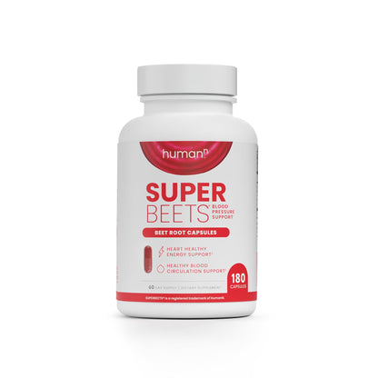 HumanN SuperBeets Beet Root Capsules Quick Release 1000mg, Helps Support Nitric Oxide Production, Blood Pressure, Heart Health, Contains Non-GMO Beetroot Powder, Studied Antioxidants 90 Count - Nirvana Guru