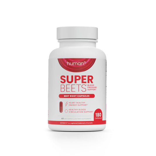 HumanN SuperBeets Beet Root Capsules Quick Release 1000mg, Helps Support Nitric Oxide Production, Blood Pressure, Heart Health, Contains Non-GMO Beetroot Powder, Studied Antioxidants 90 Count - Nirvana Guru