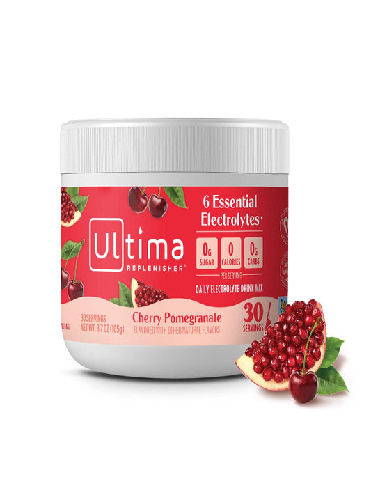 Ultima Replenisher Daily Electrolyte Powder Drink Mix – Sugar Free – Watermelon, 30 Servings – Hydration Powder with 6 Key Electrolytes and Trace Minerals – Keto Friendly, Vegan, Non-GMO - Nirvana Guru