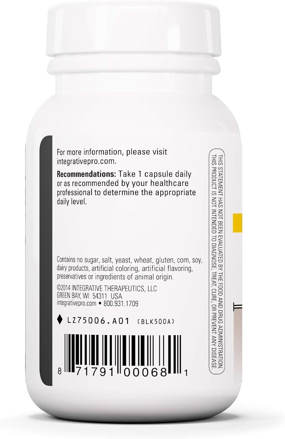 Integrative Therapeutics DHEA-5 - for Women and Men - Gluten Free - Dairy Free - Vegan - 60 Capsules - Nirvana Guru