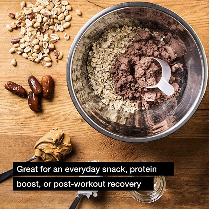 Muscle Milk Genuine Protein Powder, Chocolate, 1.93 Pounds, 13 Servings, 32g Protein, 2g Sugar, Calcium, Vitamins A, C & D, NSF Certified for Sport, Energizing Snack, Packaging May Vary Nirvana Guru