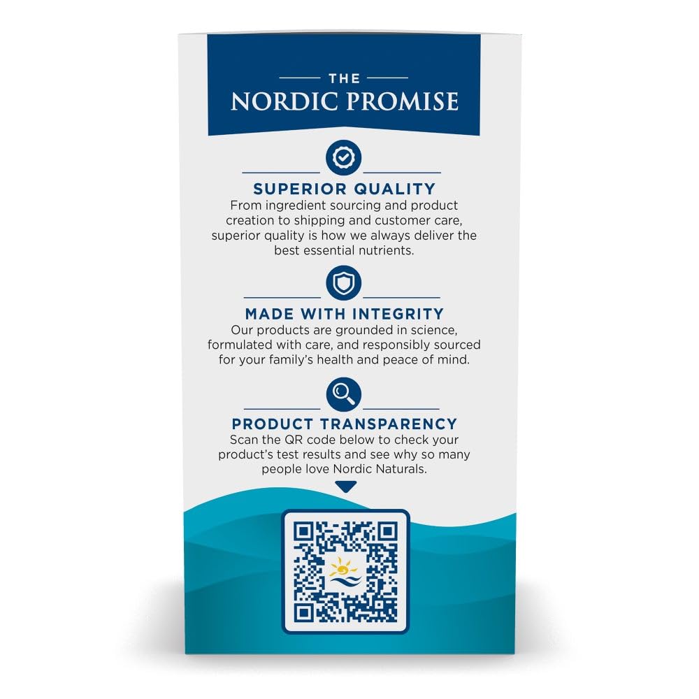 Nordic Naturals Ultimate Omega 2X, Lemon Flavor - 60 Soft Gels - 2150 mg Omega-3 - High-Potency Fish Oil with EPA & DHA - Promotes Brain & Heart Health - Non-GMO - 30 Servings - Nirvana Guru