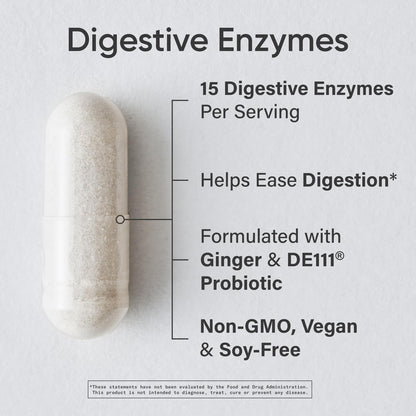 Sports Research Digestive Enzymes with Probiotics & Ginger - Plant Based for Dairy, Protein, Sugar & Carbs - Non-GMO Verified & Vegan Friendly (90 Veggie Capsules) - Nirvana Guru