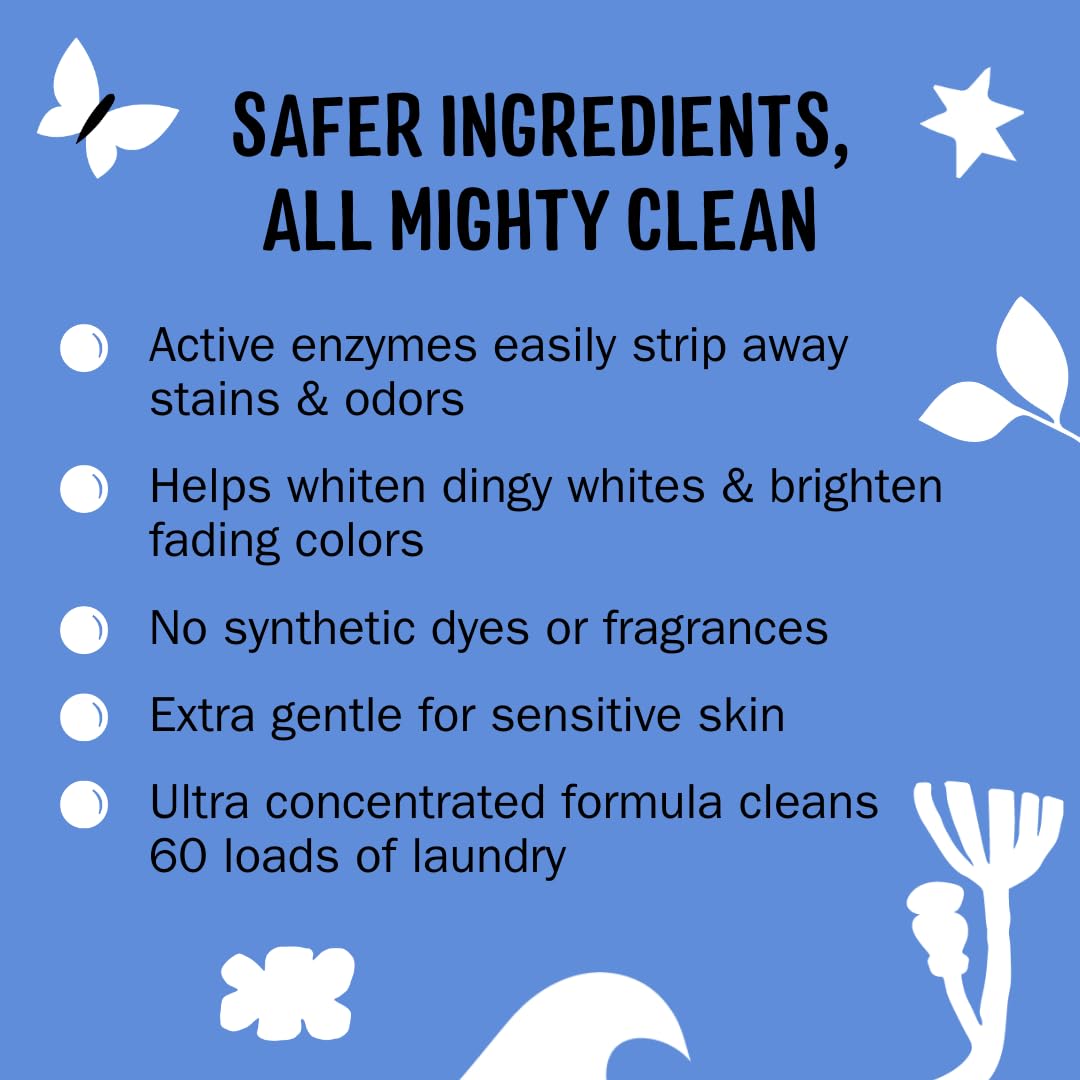 Molly's Suds Super Powder Detergent | Extra Strength Laundry Soap, Stain Fighting | Sensitive Skin | Simple, Effective Ingredients | 60 Loads - Lavender