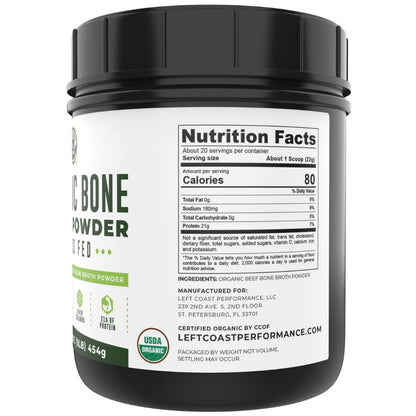 Bone Broth Protein Powder, Chocolate, Grass Fed 2lbs, 42 servings 16g protein, 13g Collagen. Low Carb, 2 net Carb, Dairy Free, Keto Friendly Bone Broth Protein Supplement with Collagen Types I & III - Nirvana Guru