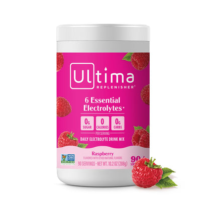 Ultima Replenisher Daily Electrolyte Powder Drink Mix – Sugar Free – Lemonade, 90 Servings – Hydration Powder with 6 Key Electrolytes and Trace Minerals – Keto Friendly, Vegan, Non-GMO - Nirvana Guru