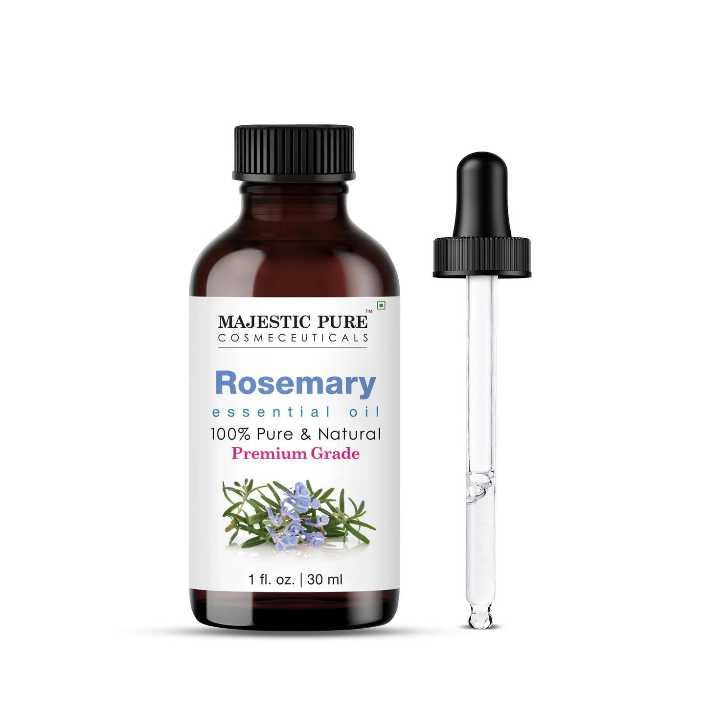 Majestic Pure Lavender Essential Oil with Glass Dropper | 100% Pure and Natural Lavender Oil | Premium Grade Essential Oils for Diffusers, Skin, Aromatherapy, Massage | 4 Fl Oz - Nirvana Guru