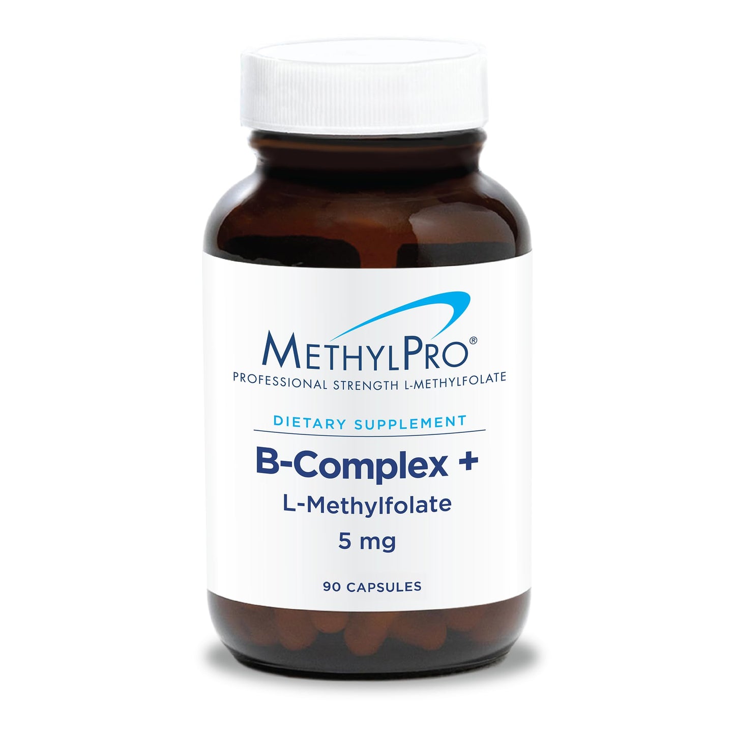 MethylPro B-Complex + L-Methylfolate 5 mg - Methylated Vitamin B Complex for Women and Men, Cellular Energy Support with Folate, Niacin and Biotin, VIT B Supplement - 90 Vegan Capsules - Nirvana Guru