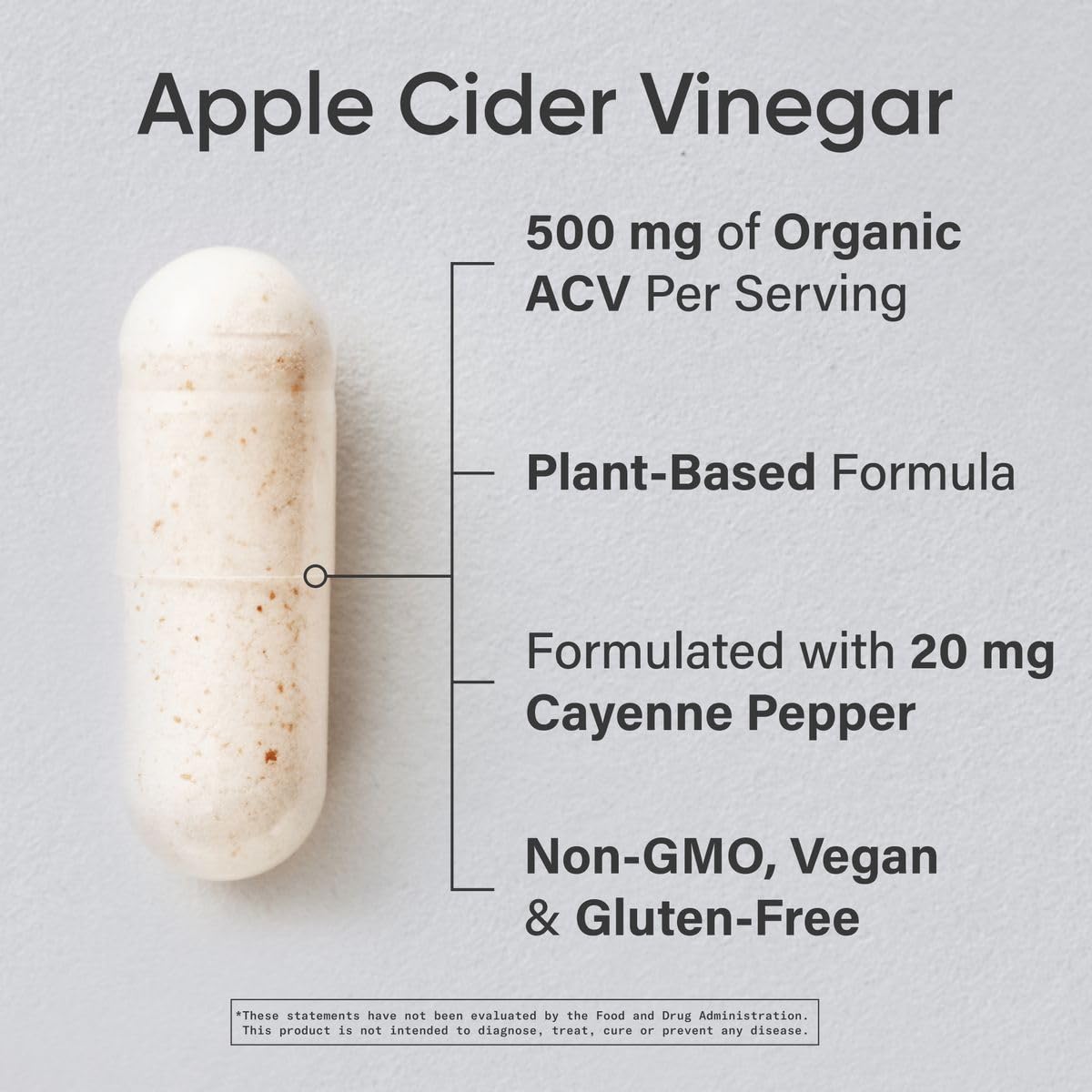 Sports Research Apple Cider Vinegar with Cayenne Pepper | Made from Organic Fermented Apple Cider - Non-GMO Project Verified & Vegan Certified (120 Veggie Capsules) - Nirvana Guru