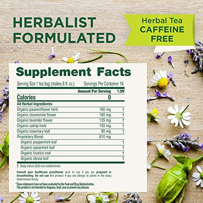 Traditional Medicinals Tea, Organic Chamomile, Calming, Calms Your Nerves, Supports Healthy Digestion, 96 Tea Bags (6 Pack) - Nirvana Guru