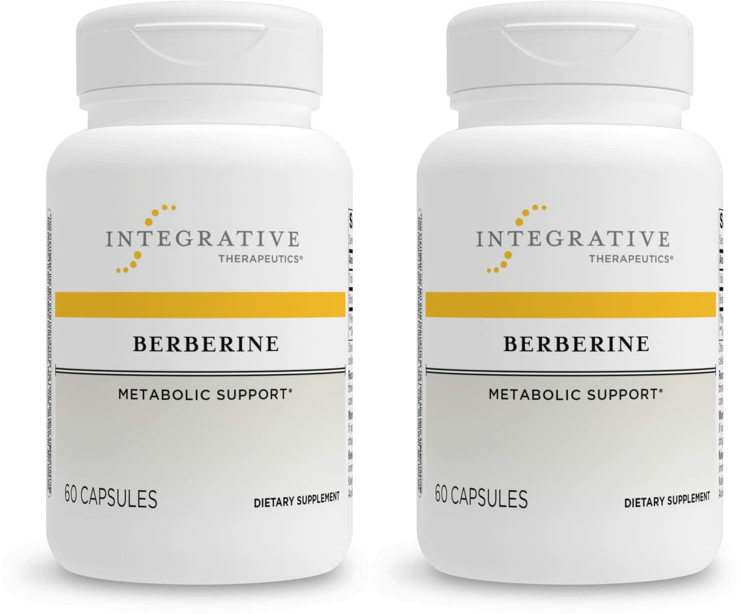 Integrative Therapeutics Berberine - Supplement for Cellular Energy Metabolism & Metabolic Support* - Dairy-Free & Gluten-Free - 60 Capsules (60 Servings) Nirvana Guru