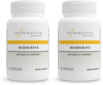 Integrative Therapeutics Berberine - Supplement for Cellular Energy Metabolism & Metabolic Support* - Dairy-Free & Gluten-Free - 60 Capsules (60 Servings) Nirvana Guru
