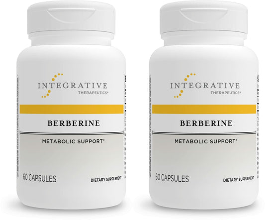 Integrative Therapeutics Berberine - Supplement for Cellular Energy Metabolism & Metabolic Support* - Dairy-Free & Gluten-Free - 60 Capsules (60 Servings) Nirvana Guru
