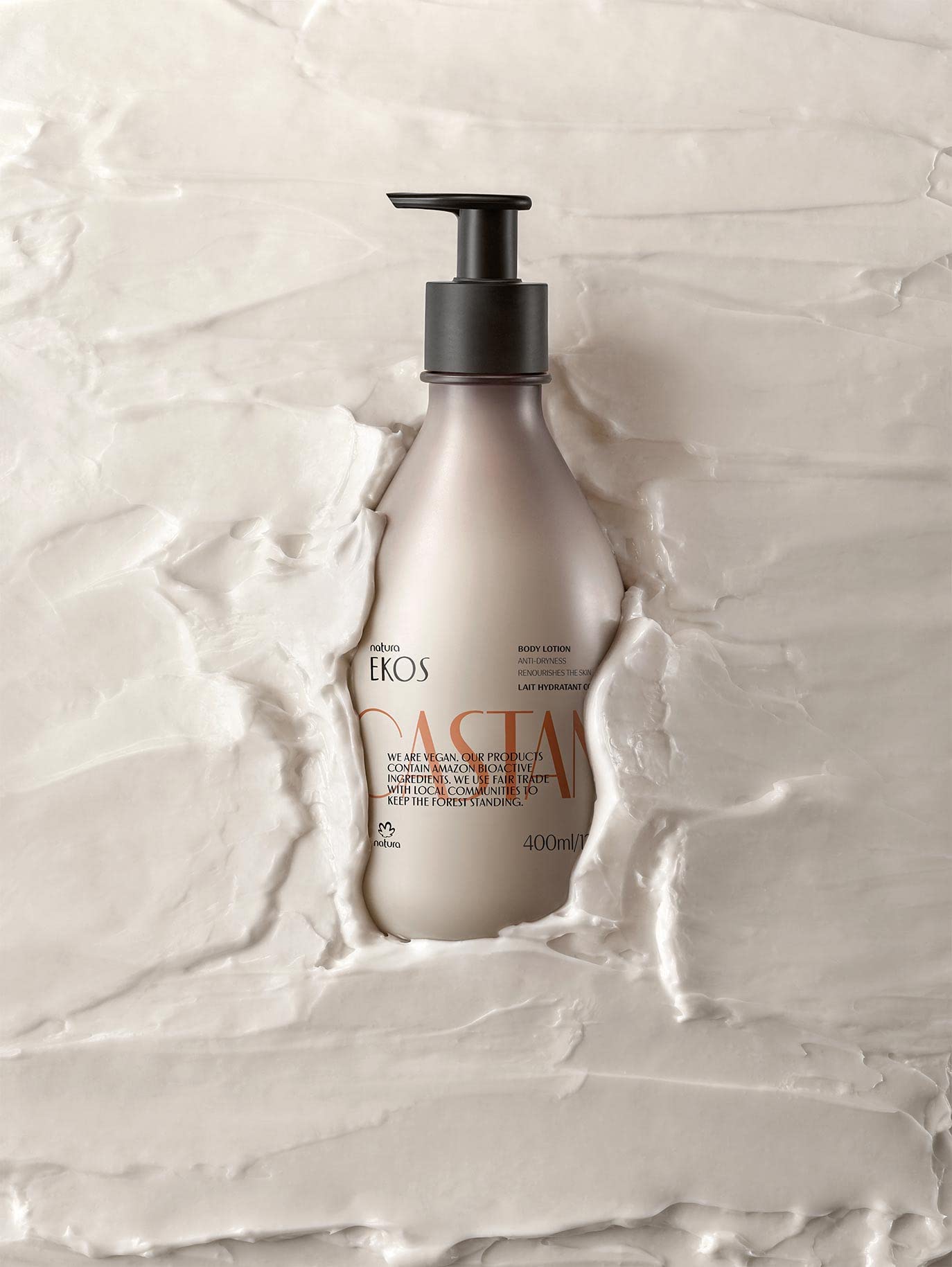 natura - Ekos Tukumã Replenishing Body Lotion - Vegan Skin Care - Moisturize & Improve Skin Texture - Boost Hyaluronic Acid - Brazilian Beauty Secrets - Self Care & Body Care - 13.5 fl oz (400ml) - Nirvana Guru