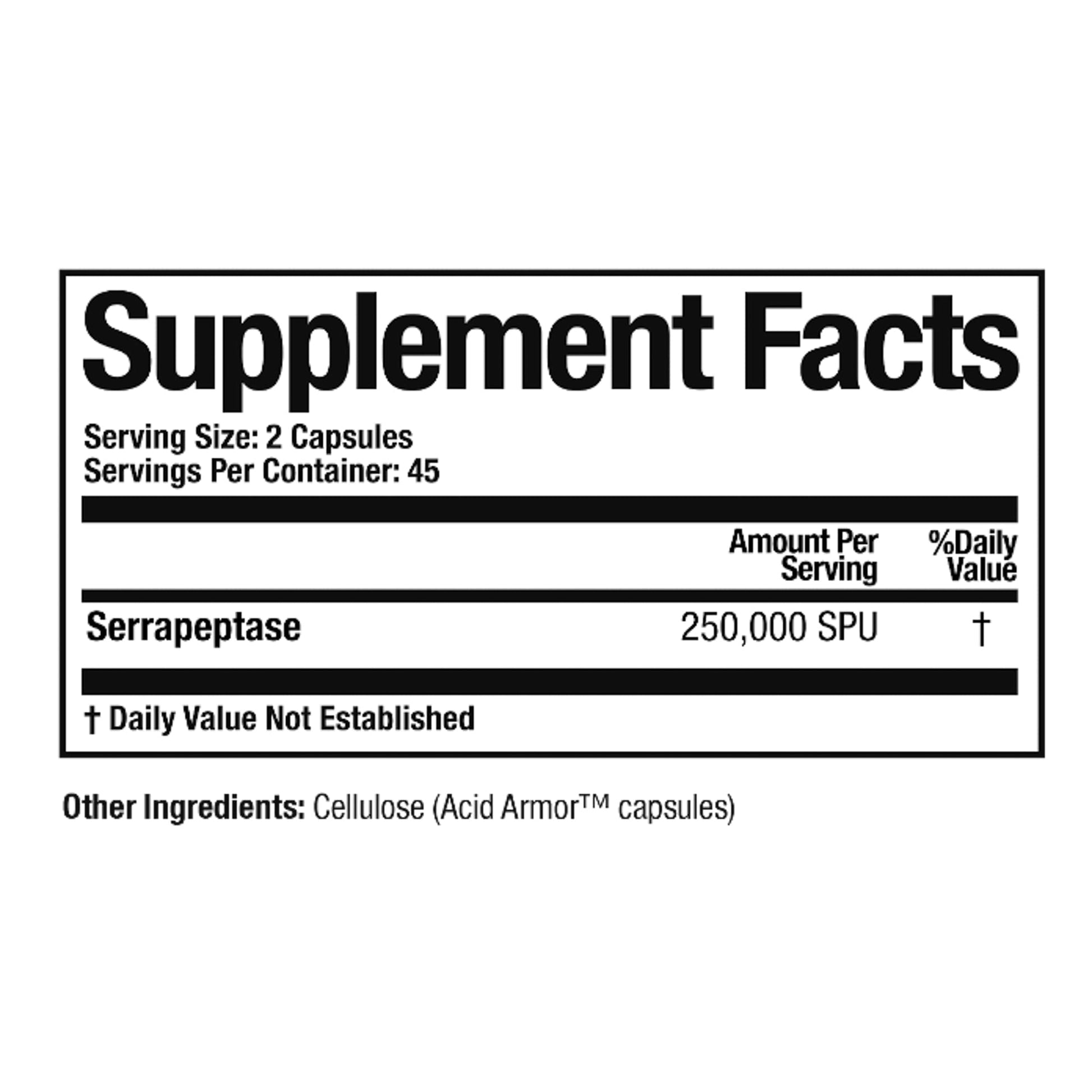 Arthur Andrew Medical, Serretia, Serrapeptase Formula for Muscle and Sinus Support, 90 Capsules Nirvana Guru