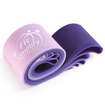 Fit Simplify Resistance Loop Exercise Bands with Instruction Guide and Carry Bag, Set of 5 Nirvana Guru