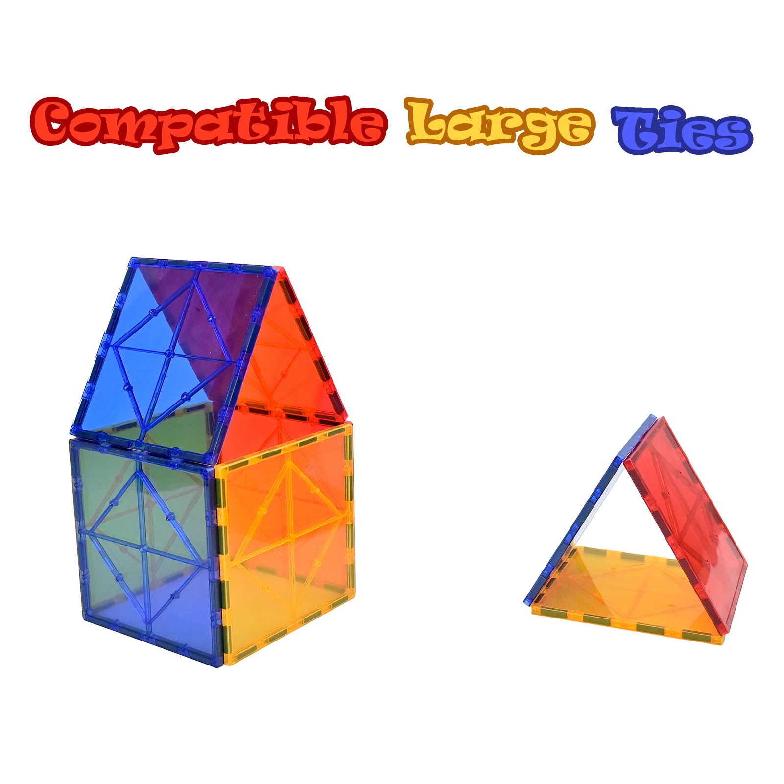 Gemmicc Magnetic Tiles, Deluxe 136 PCS Building Blocks Magnet Toys for Kids,3D Magnet Puzzles Stacking Blocks for Boys Girls,Huge Set with 2 Cars Nirvana Guru