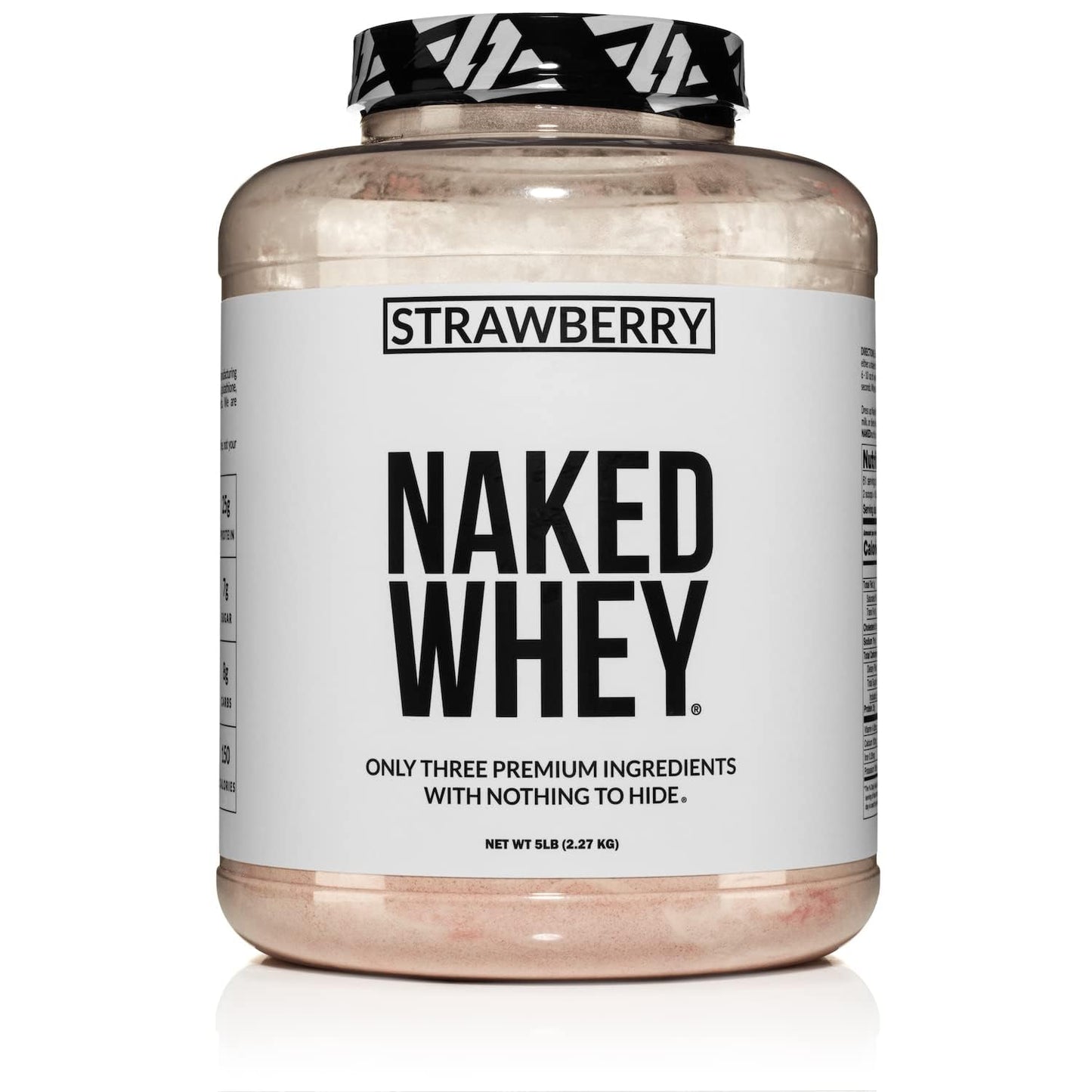 NAKED Whey Vanilla Protein Powder - Only 3 Ingredients - Grass Fed Whey Protein Powder, Vanilla Flavor, and Organic Coconut Sugar, No GMO, No Soy, and Gluten Free - 24 Servings