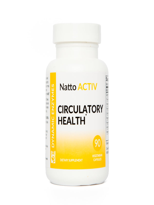 Natto ACTIV – Cardiovascular & Circulatory Health – Nattokinase Plus Serrapeptase & Bromelain - Systemic Enzymes | 90 Count Nirvana Guru