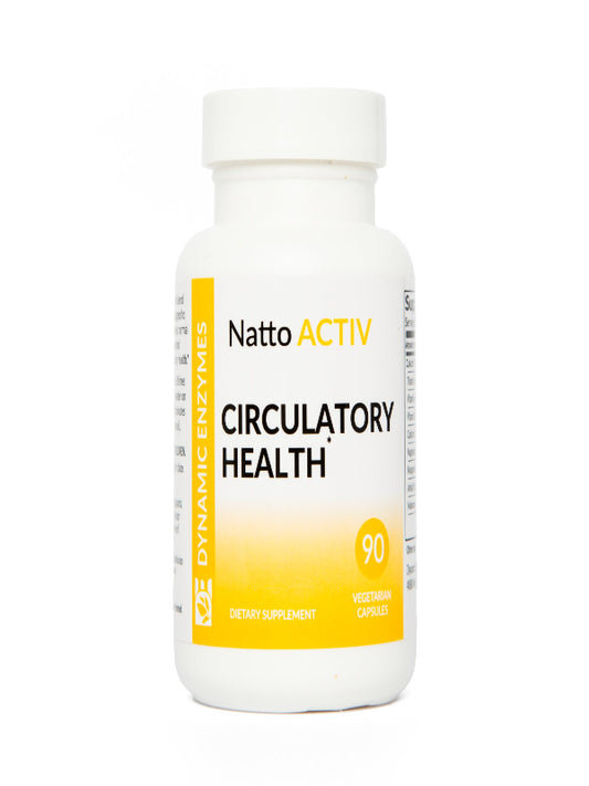 Natto ACTIV – Cardiovascular & Circulatory Health – Nattokinase Plus Serrapeptase & Bromelain - Systemic Enzymes | 90 Count Nirvana Guru