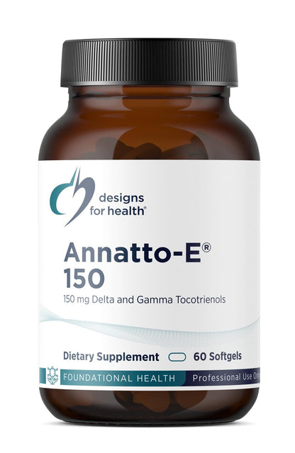 Designs for Health Annatto-E 300mg Tocotrienols Vitamin E - Delta + Gamma Tocotrienols to Support Heart Health, Eye Health, Healthy Aging - DeltaGold Antioxidants Supplement (60 Vitamin E Softgels) Nirvana Guru