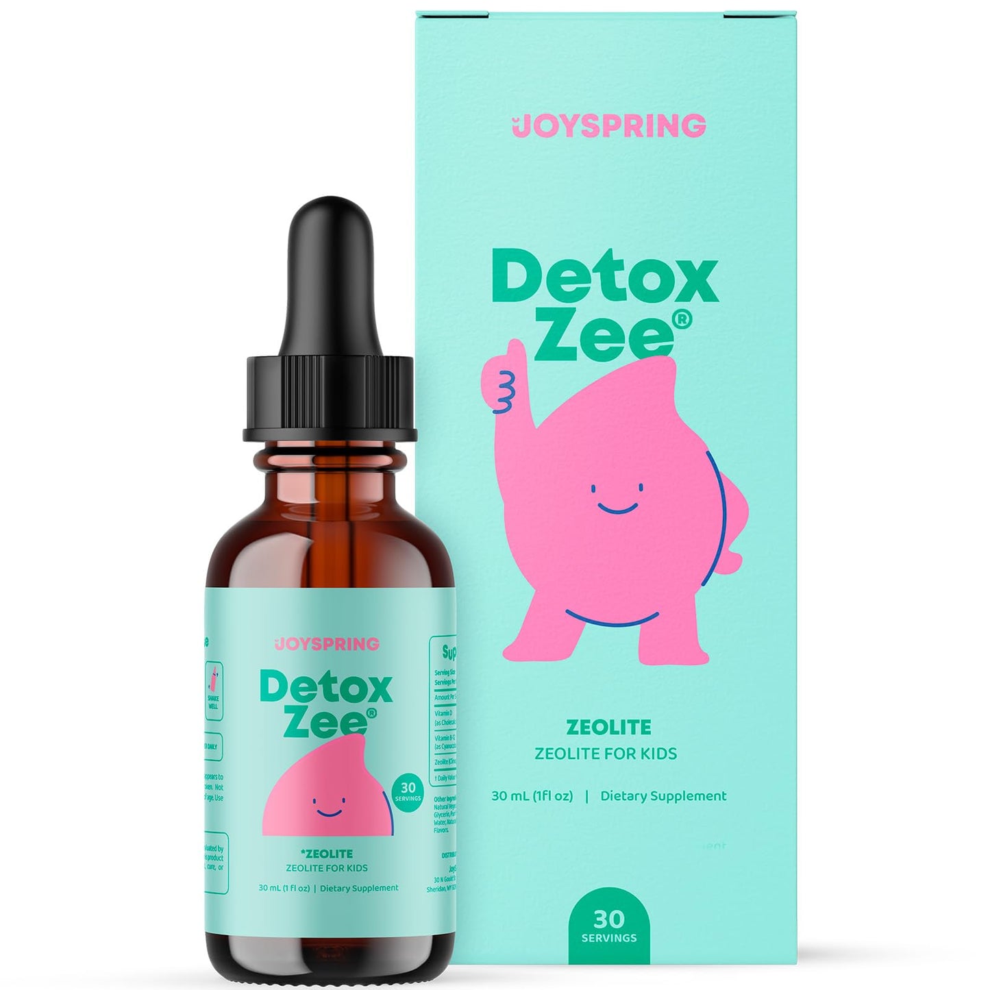 JoySpring Zeolite Drops for Kids – Natural Berry Flavor with Vitamin D3 – Supports Wellness & Everyday Vitality – 30-Day Supply Nirvana Guru