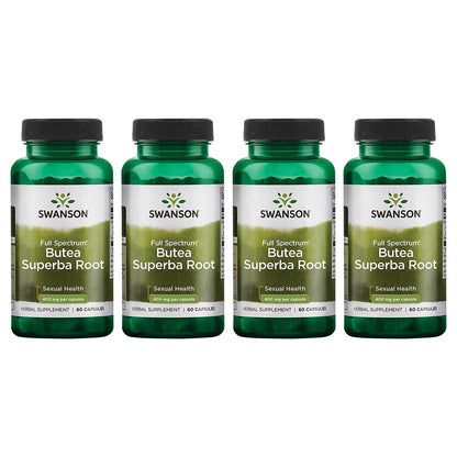 Swanson Butea Superba Root Full Spectrum Intimacy & Sexual Support 400 Milligrams 60 Capsules 2 Pack Nirvana Guru