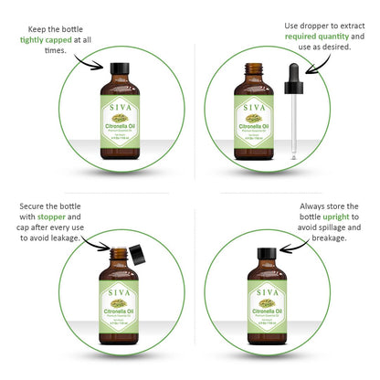 SIVA Lavender Essential Oil - 4 Fl Oz – Natural Lavender Oil - for Diffuser, Face, Skin Care, Aromatherapy, Hair Care, Scalp and Body Massage - with Dropper - Nirvana Guru