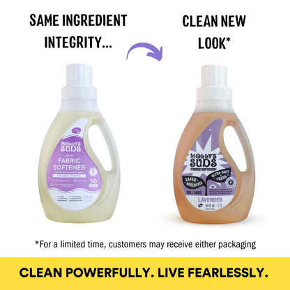 Molly’s Suds Fabric Softener Liquid for Sensitive Skin | Vinegar-Powered, Infused with Essential Oils | Fights Static, Reduces Wrinkles, Deodorizes | Peppermint, 50 Loads Nirvana Guru