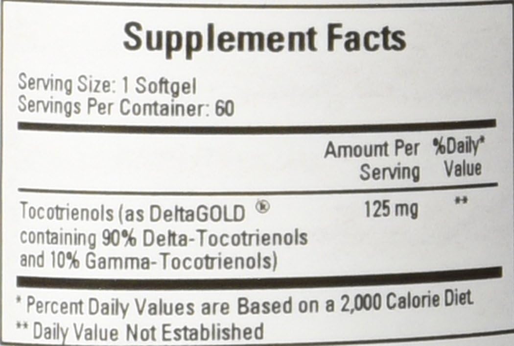 Ecological Formulas - Annatto Tocotrienols 125 mg 60 gels [Health and Beauty] - Nirvana Guru