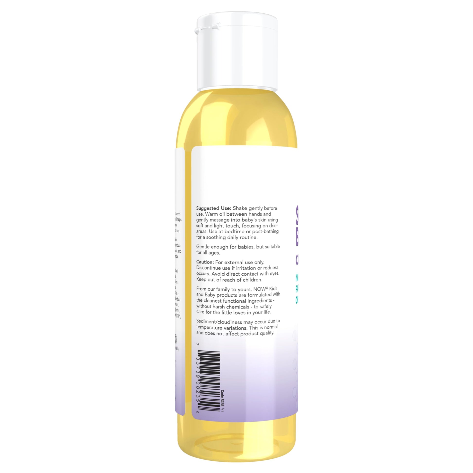 NOW Foods Baby, Gentle Shampoo and Wash, Calming Lavender, Paraben Free, 8 Fluid Ounces - Nirvana Guru