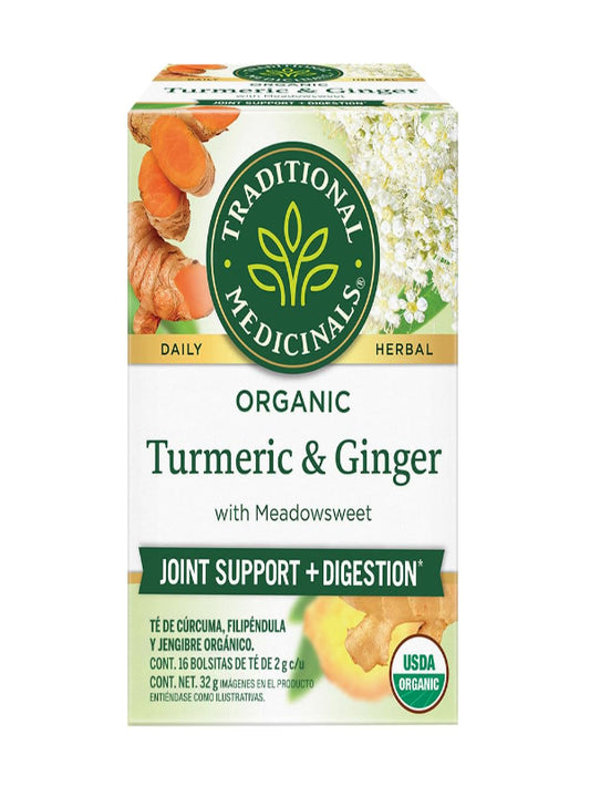 Traditional Medicinals Organic Nettle Leaf Herbal Tea, Supports Joint Health & Overall Wellness, (Pack of 1) - 16 Tea Bags - Nirvana Guru