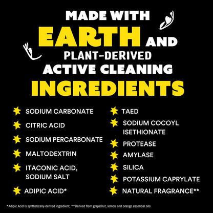 Molly's Suds Washing Machine Cleaner | Removes Odors & Grime from Front & Top Loader Machines, Including HE (Citrus - 10 Tablets) Nirvana Guru