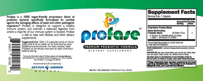 Profase Premium Probiotic Formula - Helps Support Balanced Flora Levels - 120 Capsules Nirvana Guru
