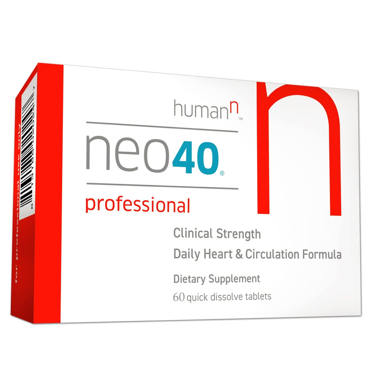 HumanN Neo40 Daily Heart & Blood Circulation Supplements to Boost Nitric Oxide - Supports Blood Pressure - from Maker of SuperBeets -Includes 30 Dissolvable Tablets - Tasty Fruity Flavor - Nirvana Guru