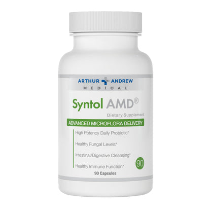 Arthur Andrew Medical, Syntol, 3-in-1 Formula with Probiotics, Prebiotic Fiber & Yeast Cleansing Multi-Enzymes, 90 Nirvana Guru