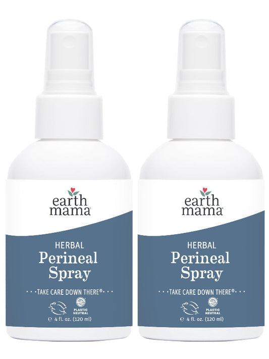 Earth Mama Postpartum Recovery Kit, Take Care Down There® Trifecta with Organic Perineal Balm, Sitz Bath & Herbal Peri Spray, 3-Piece Set Nirvana Guru