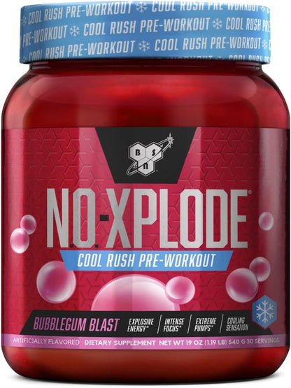 BSN N.O.-XPLODE Pre Workout Powder, Energy Supplement for Men and Women with Creatine and Beta-Alanine, Flavor: Fruit Punch, 30 Servings Nirvana Guru