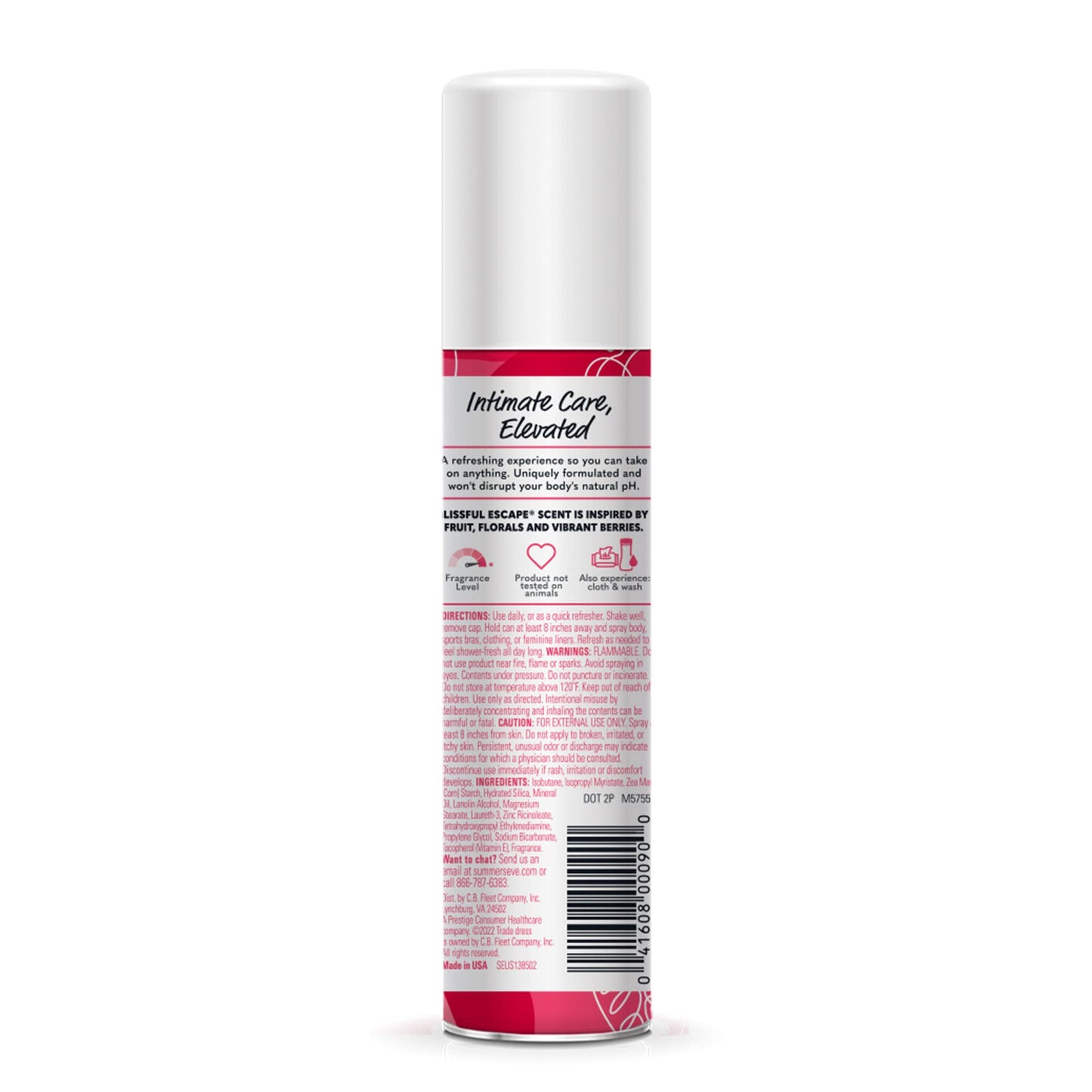 Summer's Eve Blissful Escape Daily Refreshing Feminine Spray, 2 oz Nirvana Guru