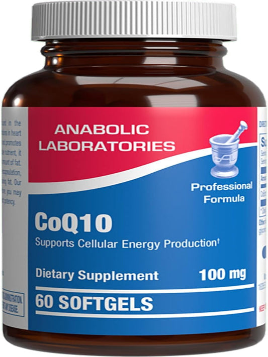 High Absorption CoQ10 100mg Softgels - Clinical Formula Coenzyme Q10 100mg for Skin Heart Energy Antioxidant and Brain Support - Easy to Swallow - Made in The USA in cGMP Facilities - 60 Servings Nirvana Guru
