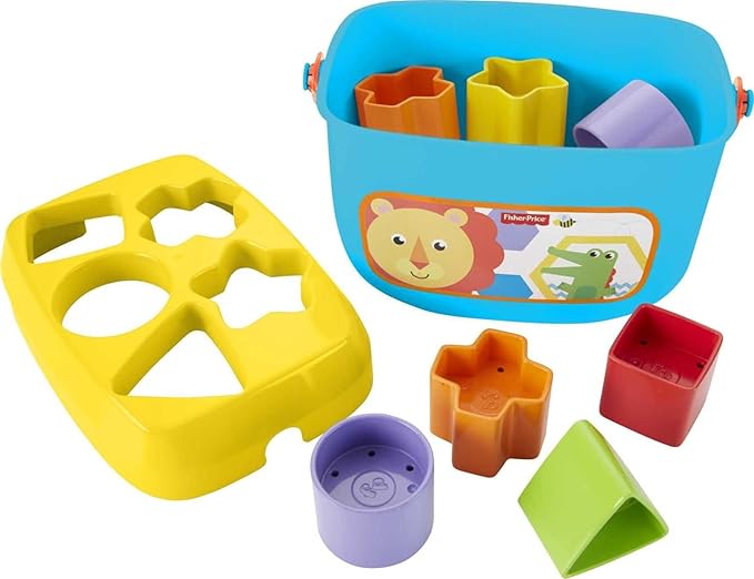 Fisher-Price Infant Toy Set, Baby’s First Blocks (10 Shapes) and Rock-a-Stack Ring Stacking Activity for Ages 6+ Months nirvanaguru