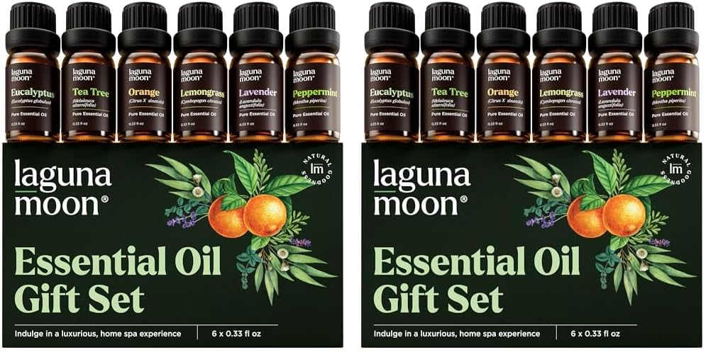 Lagunamoon Lavender Essential Oil - Pure Essential Oils for Diffusers, Humidifiers, Aromatherapy, Cars, Yoga, Home Essentials - Relaxing Fragrance Scents for Fresheners and Candle Making (150ml)