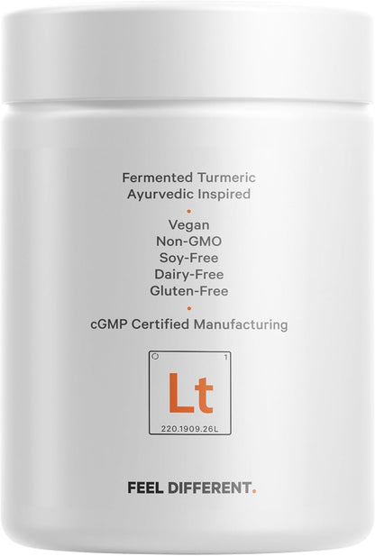 Codeage Organic Turmeric Supplement - 95% Curcumin Extract Pills - Liposomal Fermented Botanical Blend Black Pepper, Ashwagandha, Ginger, Stephania, Boswelia, Cumin, Digestive Bitters - 90 Capsules - Nirvana Guru