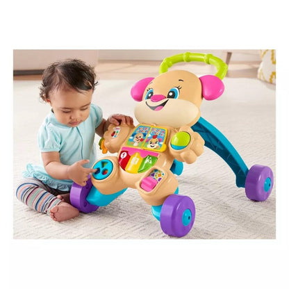 Fisher-Price Baby Toy Laugh & Learn Smart Stages Sis Walker with Educational Music Lights & Activities for Infants Ages 6+ Months Nirvana Guru
