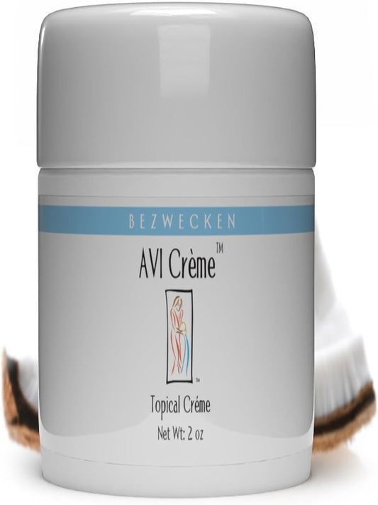 Bezwecken - AVI Crème - 2oz Crème - Professionally Formulated Vaginal Yeast Infection Support - Safe, Natural, Paraben Free - 30 Day Supply Nirvana Guru