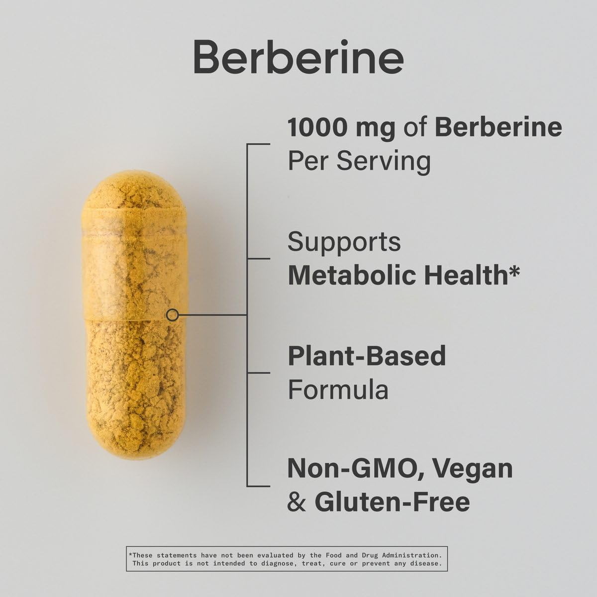 Sports Research Berberine - Herbal Ayurvedic Metabolic Health Support - 500 mg - 60 Capsules - Vegan Certified, Gluten-Free, Non-GMO - Nirvana Guru