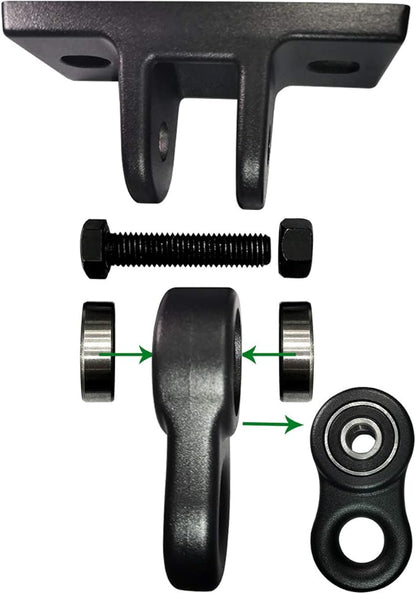 Heavy Duty Black Swing Hangers Screws Bolts Included Over 5000 lb Capacity Playground Porch Yoga Seat Trapeze Wooden Sets Indoor Outdoor 2 Pack Nirvana Guru